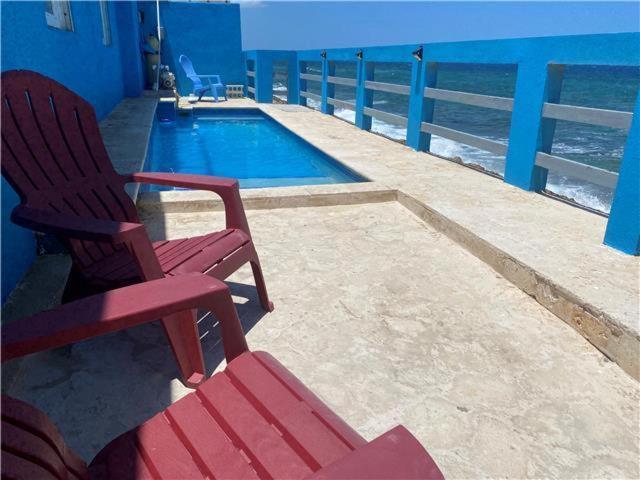 Casita Familiar Con Vista Al Mar Y Piscina Villa Arecibo Exterior photo